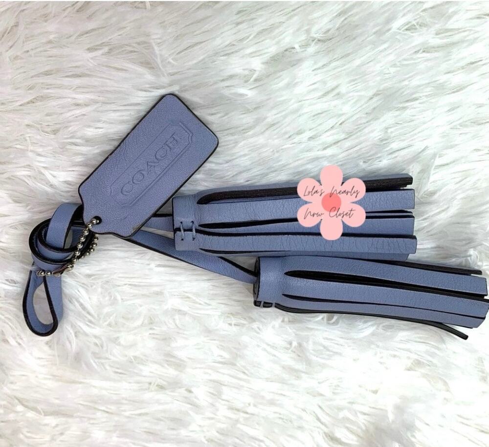 COACH Legacy Tassel and Fob Bag Charm Hang tag Hangtag